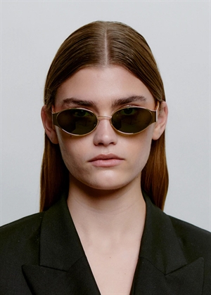 Bella solbrille Gold Burnt Amber A.Kjærbede